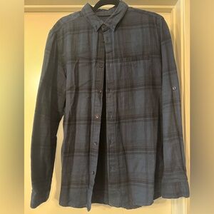 Black and Navy Flannel